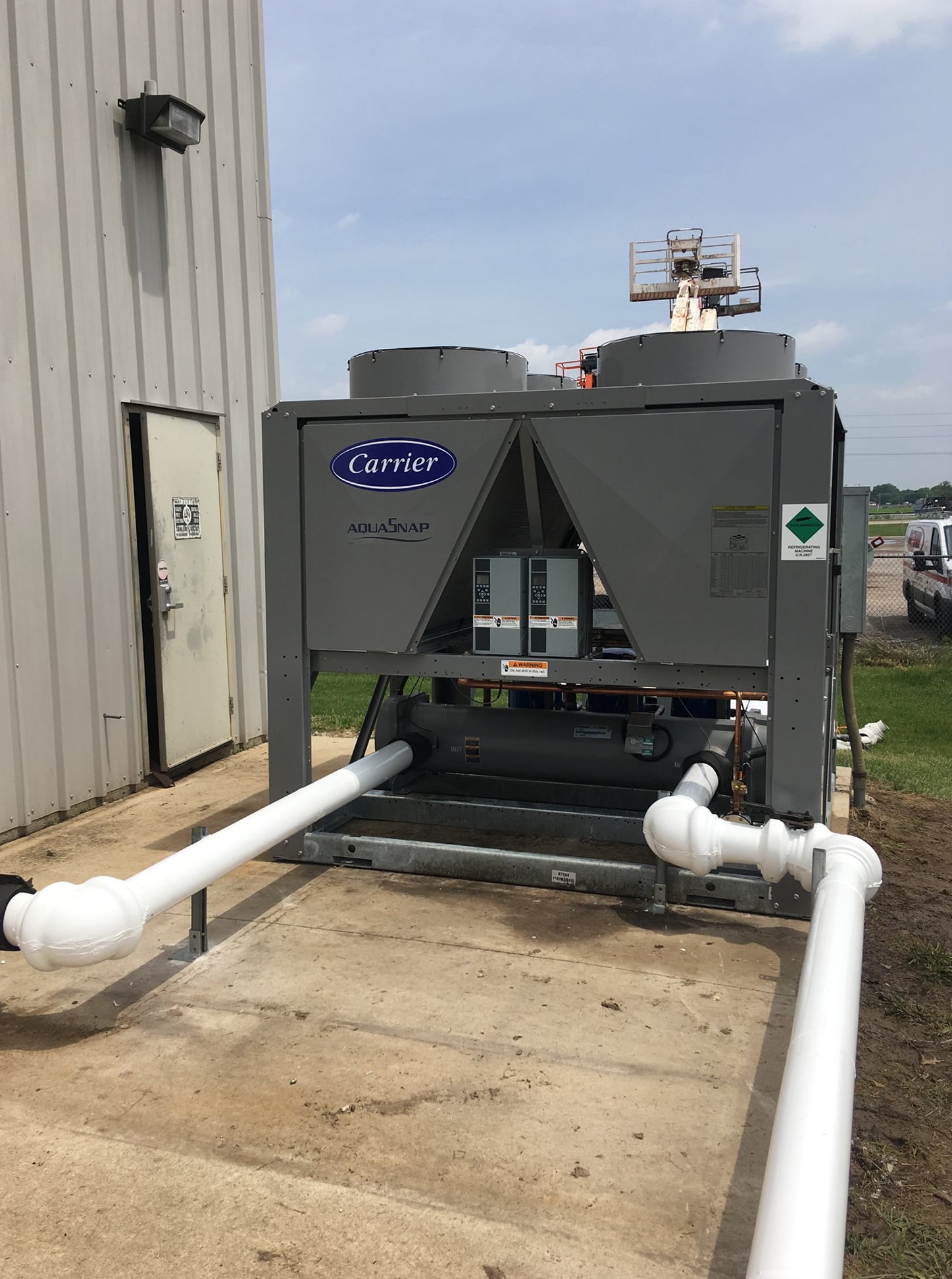 Commercial HVAC installation in St Louis